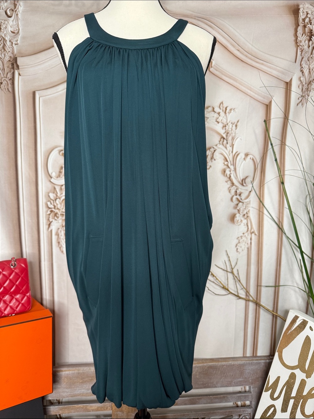 Yigal Azrouel green  Dress